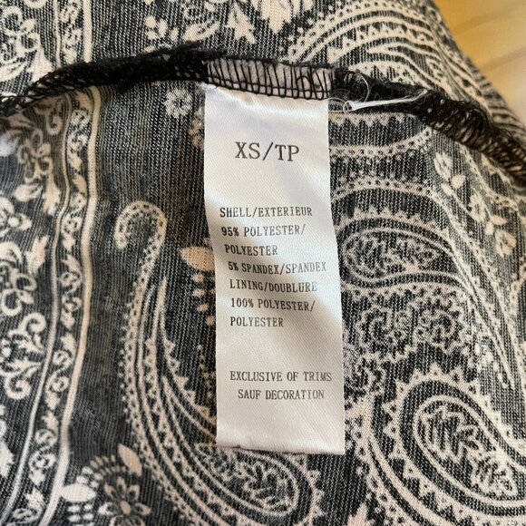 Black Patterned Maxi Dress - Picture 7 of 7